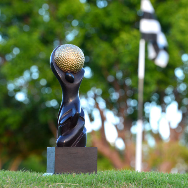 World Golf Awards winner trophy